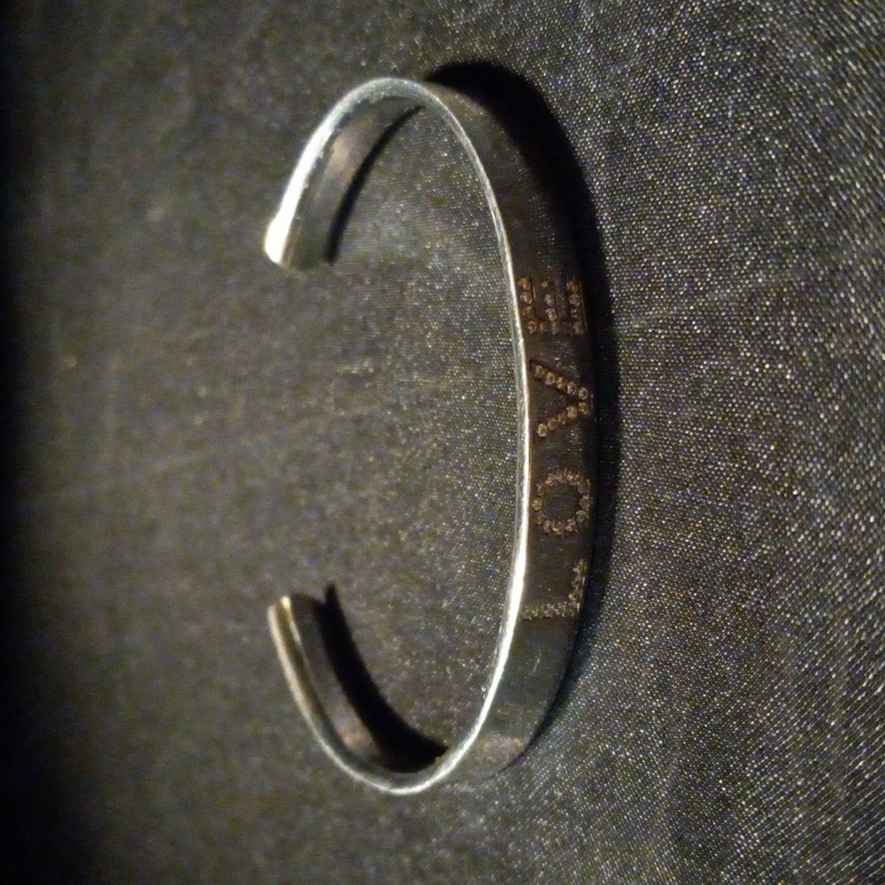 Crystal encrusted "LOVE" bracelet